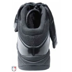 New Balance Referee And Umpire Shoes New Balance V3 All-Black Mid-Cut Umpire Plate Shoes -The Ball Gears Sales MU460XB3 New Balance V3 All Black Mid Cut Umpire Plate Shoes Back View