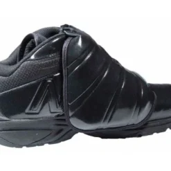 New Balance Referee And Umpire Shoes New Balance V3 All-Black Mid-Cut Umpire Plate Shoes -The Ball Gears Sales MU460XB3 New Balance V3 All Black Mid Cut Umpire Plate Shoes Inside Side View