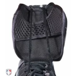 New Balance Referee And Umpire Shoes New Balance V3 All-Black Mid-Cut Umpire Plate Shoes -The Ball Gears Sales MU460XB3 New Balance V3 All Black Mid Cut Umpire Plate Shoes Plate Closeup