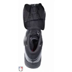 New Balance Referee And Umpire Shoes New Balance V3 Black & White Mid-Cut Umpire Plate Shoes -The Ball Gears Sales MU460XT3 New Balance V3 Black White Mid Cut Umpire Plate Shoes Top View with Plate Up