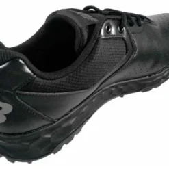 New Balance Referee And Umpire Shoes New Balance V3 All-Black Low-Cut Umpire Base Shoes -The Ball Gears Sales MU950AK3 New Balance V3 All Black Low Cut Umpire Base Shoes Inside Back Angled View