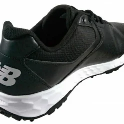 New Balance Referee And Umpire Shoes New Balance V3 Black & White Low-Cut Umpire Base Shoes -The Ball Gears Sales MU950XT3 New Balance V3 Black White Low Cut Umpire Base Shoes Inside Back Angled View