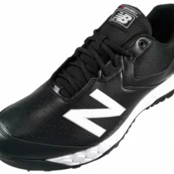 New Balance Referee And Umpire Shoes New Balance V3 Black & White Low-Cut Umpire Base Shoes