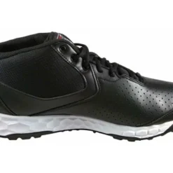 New Balance Referee And Umpire Shoes New Balance V3 Black & White Mid-Cut Umpire Base Shoes -The Ball Gears Sales MUM950T3 New Balance V3 Black White Mid Cut Umpire Base Shoes Inside Side View