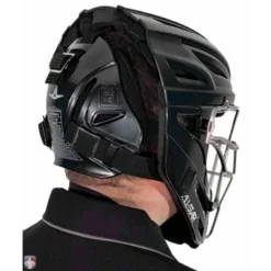 ALL-STAR Umpire Gear All-Star System 7 Umpire Helmet 7 ALL-STAR Umpire Gear All-Star System 7 Umpire Helmet -The Ball Gears Sales MVP2500 All Star System 7 Umpire Helmet Worn Back Angled