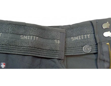 Smitty Umpire Smitty Performance Poly Spandex Charcoal Grey Flat Front Umpire Base Pants With Expander Waistband 5 Smitty Umpire Smitty Performance Poly Spandex Charcoal Grey Flat Front Umpire Base Pants With Expander Waistband - Image 5