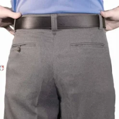 Smitty Umpire Smitty Heather Grey Combo Umpire Pants With Expander Waistband -The Ball Gears Sales S11X attempt 2 Smitty Heather Grey Base Pants back 1