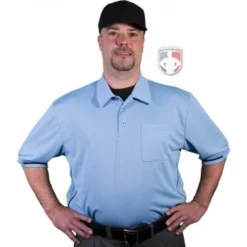 Smitty Umpire Smitty Vertical Stripe Umpire Shirt - Polo Blue