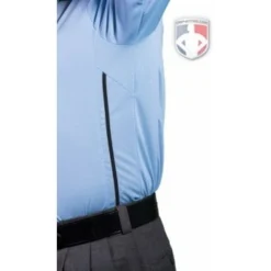 Smitty Umpire Smitty Long Sleeve Vertical Stripe Umpire Shirt -The Ball Gears Sales S311 PB Panelcrop