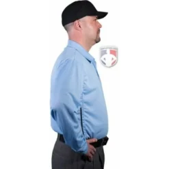 Smitty Umpire Smitty Long Sleeve Vertical Stripe Umpire Shirt -The Ball Gears Sales S311 PB Right