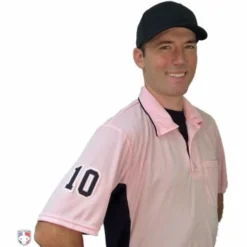 Smitty Umpire Smitty Major League Replica Umpire Shirt - Pink With Black -The Ball Gears Sales S312 PK with N3 SUB BPKW 1