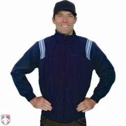Smitty Umpire Smitty Major League Style Fleece Lined Umpire Jacket - Navy And Polo Blue