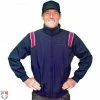 Smitty Umpire Smitty Major League Style Fleece Lined Umpire Jacket - Navy And Red