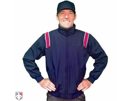 Smitty Umpire Smitty Major League Style Fleece Lined Umpire Jacket - Navy And Red 1 Smitty Umpire Smitty Major League Style Fleece Lined Umpire Jacket - Navy And Red