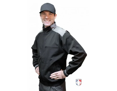 Smitty Umpire Smitty Major League Replica Thermal Umpire Jacket - Black With Charcoal Grey 2 Smitty Umpire Smitty Major League Replica Thermal Umpire Jacket - Black With Charcoal Grey - Image 2