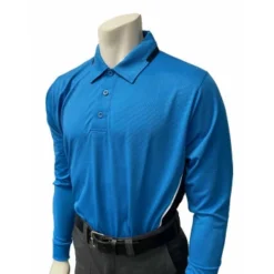 Smitty Umpire Smitty NCAA Softball Long Sleeve Body Flex Men's Umpire Shirt - Bright Blue -The Ball Gears Sales S347 BB Smitty NCAA Softball Long Sleeve Body Flex Mens Umpire Shirt Bright Blue