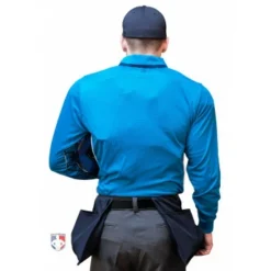 Smitty Umpire Smitty NCAA Softball Long Sleeve Body Flex Men's Umpire Shirt - Bright Blue -The Ball Gears Sales S347 BB Smitty NCAA Softball Long Sleeve Body Flex Mens Umpire Shirt Bright Blue back plate