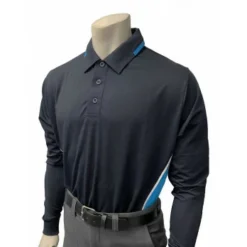Smitty Umpire Smitty NCAA Softball Long Sleeve Body Flex Men's Umpire Shirt - Midnight Navy -The Ball Gears Sales S347 MB Smitty NCAA Softball Long Sleeve Body Flex Mens Umpire Shirt Midnight Blue