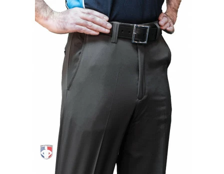 Smitty Umpire Smitty Performance Poly Spandex Charcoal Grey Flat Front Umpire Base Pants With Expander Waistband 1 Smitty Umpire Smitty Performance Poly Spandex Charcoal Grey Flat Front Umpire Base Pants With Expander Waistband