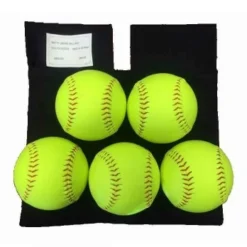 Smitty Umpire Smitty Deluxe XL Expandable Umpire Ball Bag -The Ball Gears Sales S383 5softballs with white background 1