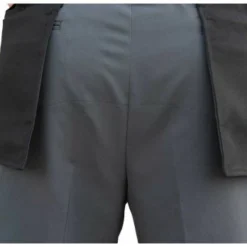 Smitty Umpire Smitty Performance Poly Spandex Charcoal Grey Plate Umpire Pants -The Ball Gears Sales S392 SMITTY PERFORMANCE POLY SPANDEX CHARCOAL GREY PLATE UMPIRE PANTS BACK CLOSE UP