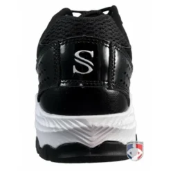 Smitty Umpire Smitty V2 Black & White Umpire / Referee Field Shoes -The Ball Gears Sales SM FIELDv2 Smitty V2 Black White Umpire Referee Field Shoes back wm