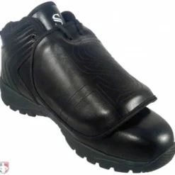 Smitty Umpire Smitty All-Black Mid-Cut Umpire Plate Shoes -The Ball Gears Sales SM Plate Front Angled Inside