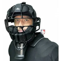 ALL-STAR Umpire Gear All-Star 4" Umpire Throat Guard -The Ball Gears Sales TG3Y 4 All Star 4 Umpire Throat Guard worn