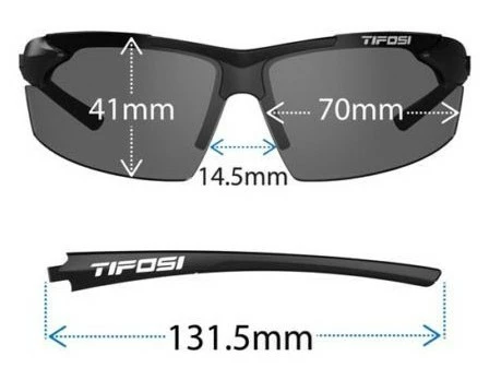 Tifosi Optics Tifosi Track Sunglasses - Gloss Black / Smoke 7 Tifosi Optics Tifosi Track Sunglasses - Gloss Black / Smoke - Image 7