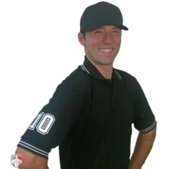 Smitty Umpire Smitty Pro Knit Umpire Shirt - Black -The Ball Gears Sales U126 BK with N3 SUB WBW