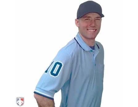 4" Navy On Powder Blue On White Precision-Cut Number 3 4" Navy On Powder Blue On White Precision-Cut Number - Image 3