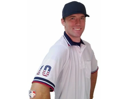Smitty Umpire Smitty Pro Knit Umpire Shirt - White 5 Smitty Umpire Smitty Pro Knit Umpire Shirt - White - Image 5