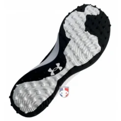 Under Armour Yard Turf Black & White Field Shoes -The Ball Gears Sales UA YT Under Armour Yard Turf Black White Field Shoes Charged Bottom wm 1