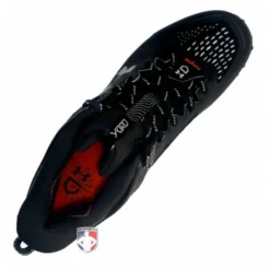 Under Armour Yard Turf Black & White Field Shoes -The Ball Gears Sales UA YT Under Armour Yard Turf Black White Field Shoes Charged Top View wm 2