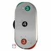 ALL-STAR Umpire Gear All-Star 3-Dial Steel Umpire Indicator - 4/3/3 Count