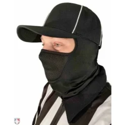 UMPLIFE Cold Weather Mask -The Ball Gears Sales ULF CWM UMPLIFE Cold Weather Mask Worn Front Angled View Over Mouth Football