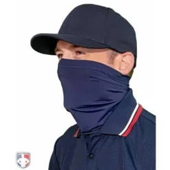 UMPLIFE Neck Gaiter -The Ball Gears Sales ULF GAITER N UMPLIFE Neck Gaiter Worn Up Front Angled Navy