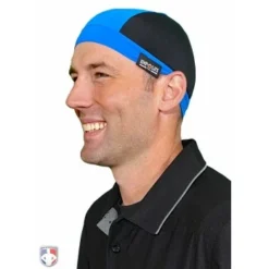 The Ball Gears Sales -The Ball Gears Sales ULF ICE CAP PB BK UMPLIFE Ice Cap Worn Front Angled Powder Blue and Black