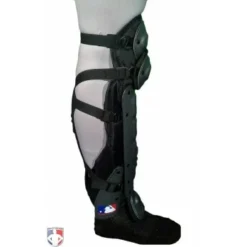 UMPLIFE Flex Umpire Shin Guard Harness -The Ball Gears Sales ULF SGSTRAP UMPLIFE Flex Shin Guard Straps Worn Side View
