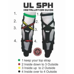 UMPLIFE Flex Umpire Shin Guard Harness -The Ball Gears Sales ULF Shin Guard Strap instructions