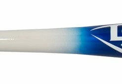 LOUISVILLE SLUGGER Personalized Bat White Royal Blue High Gloss