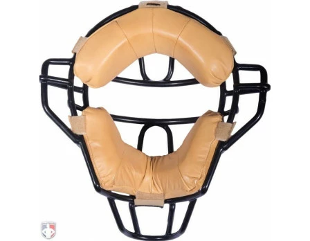 Wilson Umpire Gear Wilson Dyna-Lite Steel Umpire Mask With Doeskin 2 Wilson Umpire Gear Wilson Dyna-Lite Steel Umpire Mask With Doeskin - Image 2
