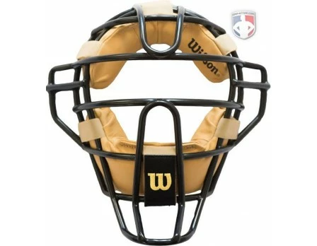 Wilson Umpire Gear Wilson Dyna-Lite Steel Umpire Mask With Doeskin 1 Wilson Umpire Gear Wilson Dyna-Lite Steel Umpire Mask With Doeskin