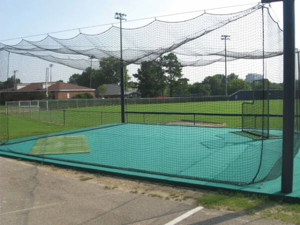 Square Batting Cage Net 12′ H X 40′ W X 40′ L (#36) 1 Square Batting Cage Net 12′ H X 40′ W X 40′ L (#36)
